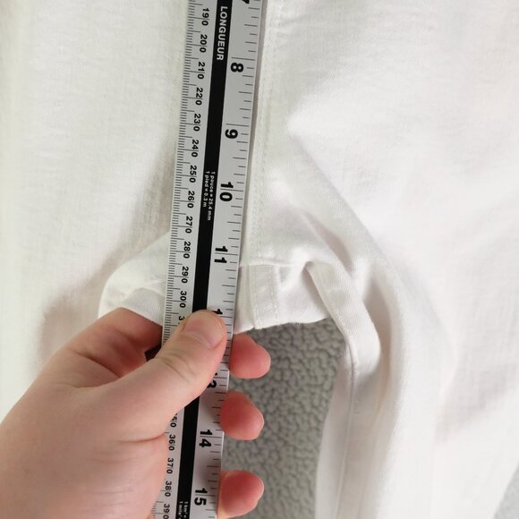 Frame Jeans Womens 32 White Le High Straight Blanc Cropped Stretch - Picture 6 of 12